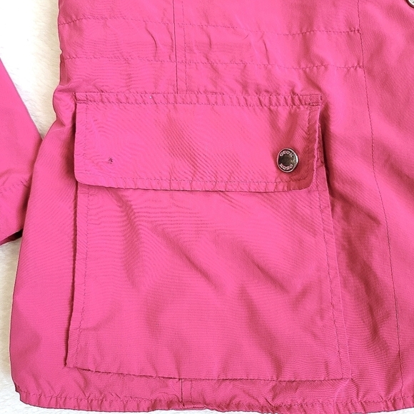 Geox Respira Hooded Thermal Jacket in Pink Rose Size Small - Picture 7 of 17